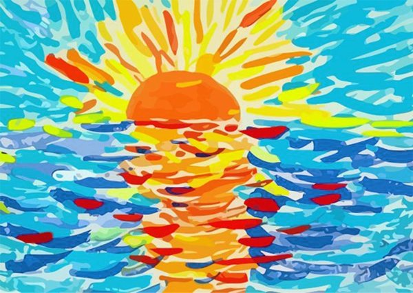 Рисование с детьми на тему лето