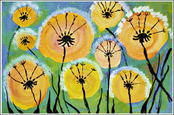 Рисование с детьми лето