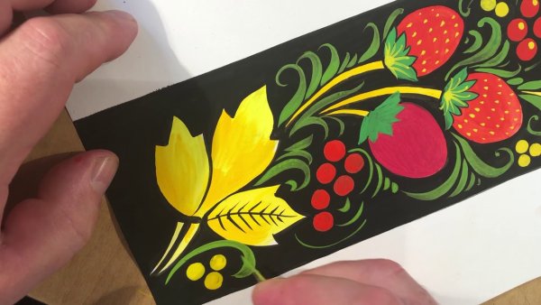 Хохломская роспись мастер класс