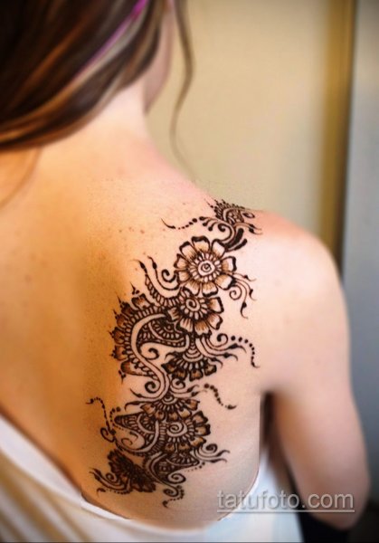 Хна на плече