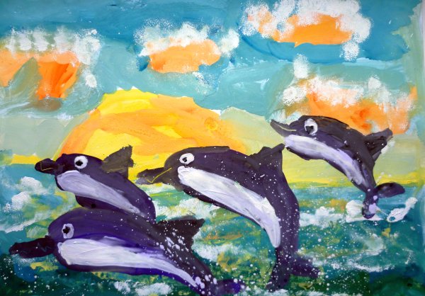 Интересные рисунки красками