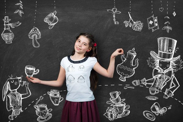 Мелом на доске