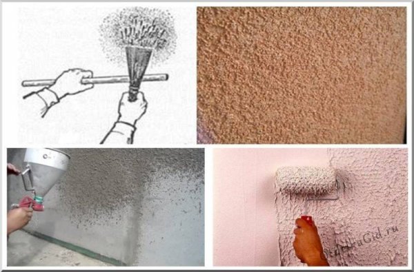 Декоративная штукатурка шуба нанесение