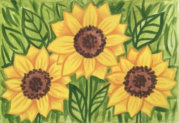 Изо подсолнух