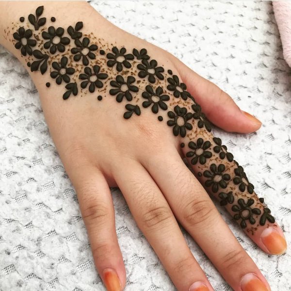 Хна для ногтей черная