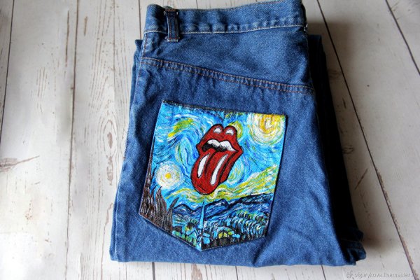 Расписанные джинсы