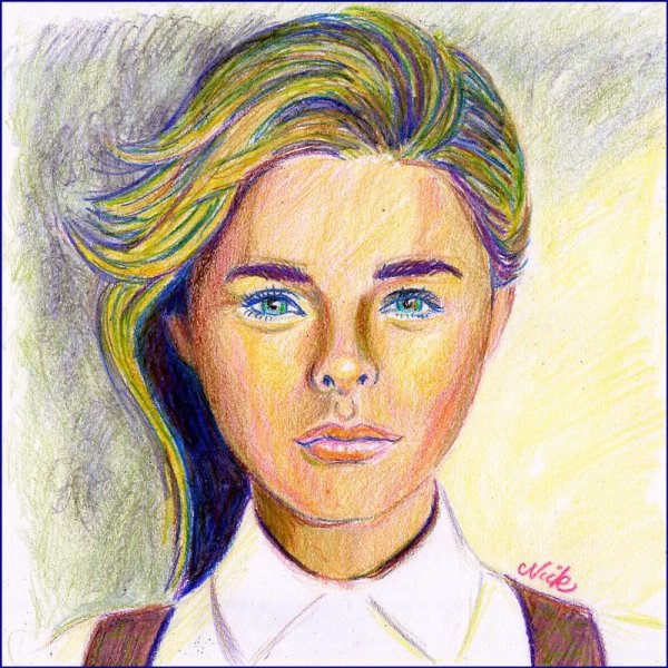 Портрет человека в цвете