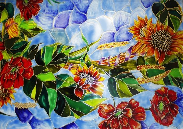 Витражная роспись по стеклу