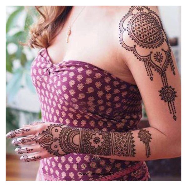 Тату Мандала мехенди