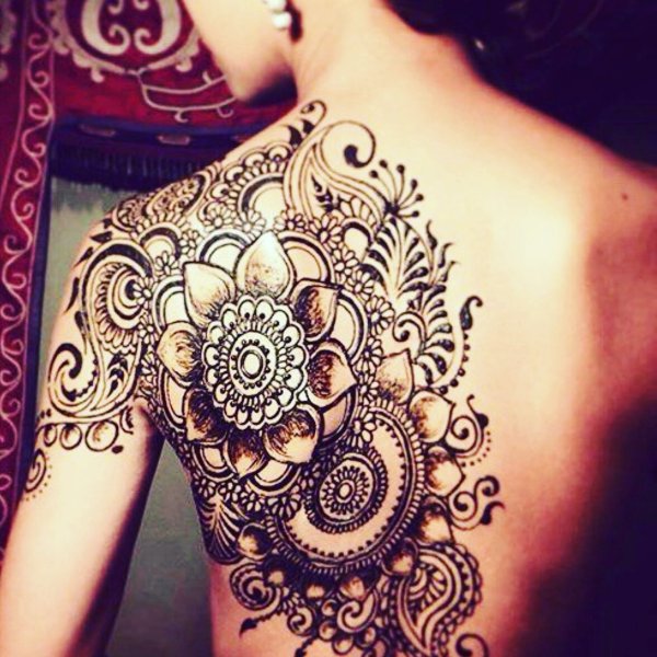Тату Мандала мехенди
