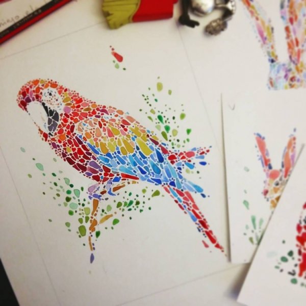 Техники рисования точками