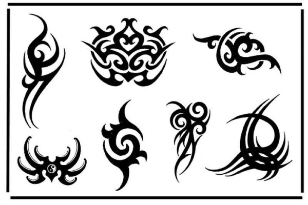 Маленькие тату узоры для мужчин