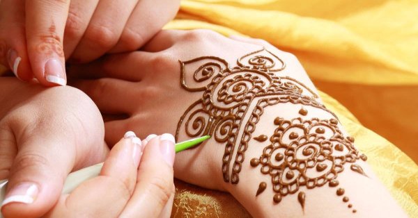 Узоры из хны