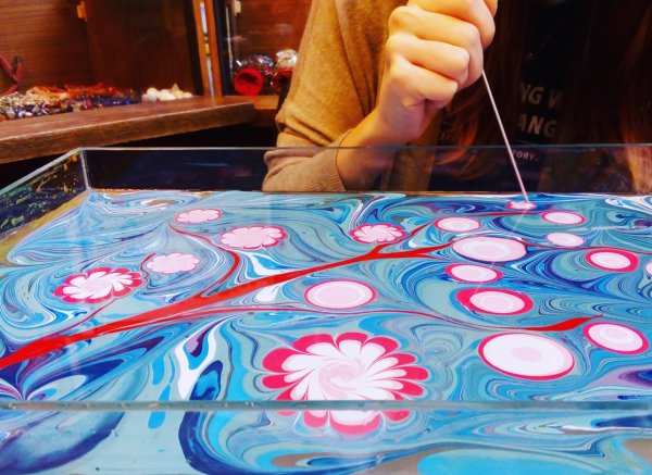 Техника рисования эбру