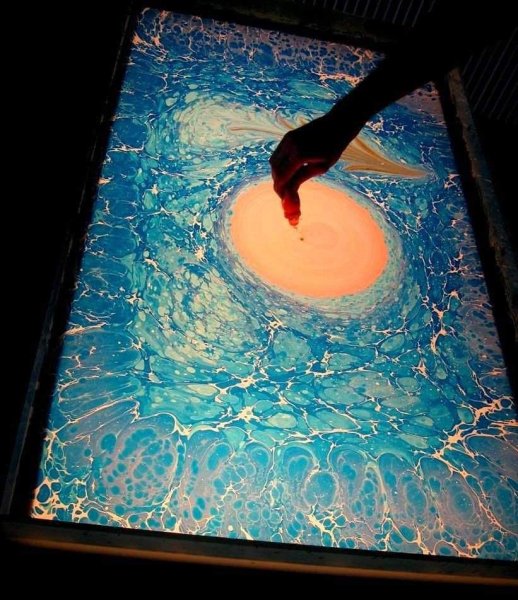 Аква анимация эбру