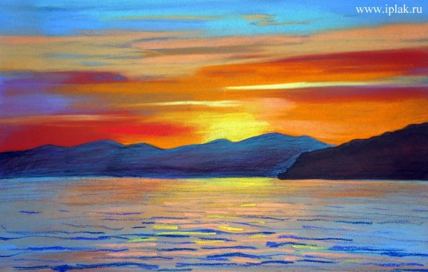 Рисунки пастелью