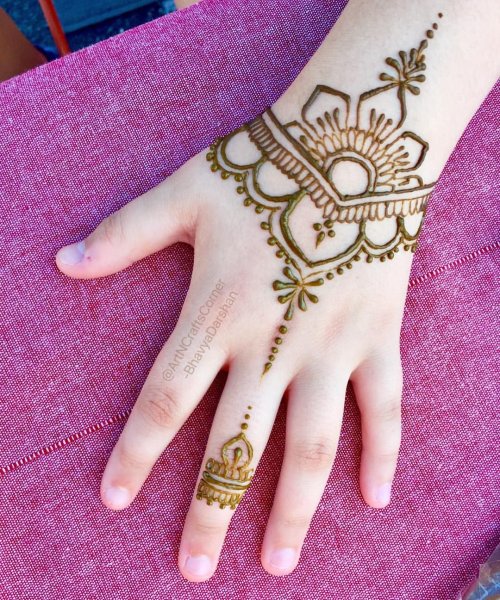 Рисунки хной