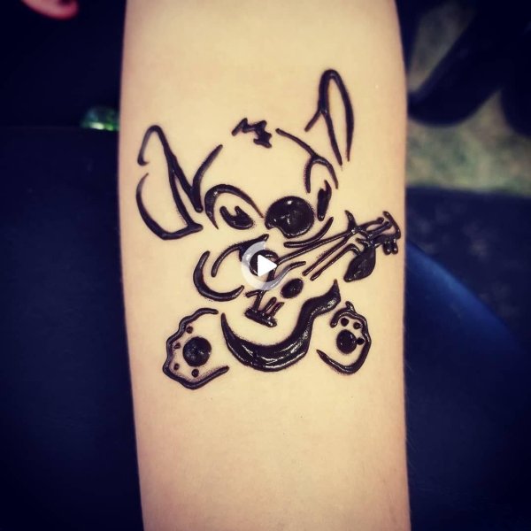 Детские тату из хны