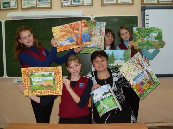 Рисунок Ясной Поляны на конкурс