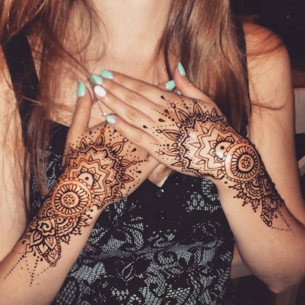 Портреты хной