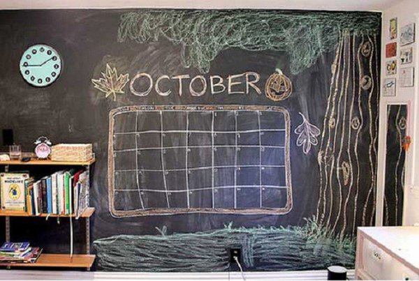 Грифельная доска в школе