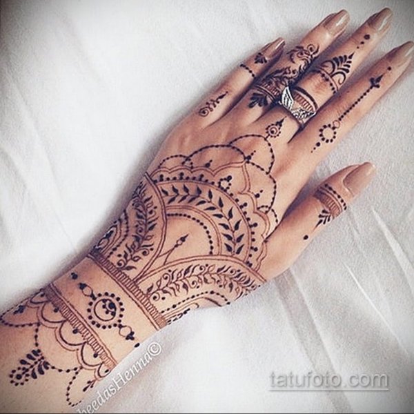 Хна на кисти