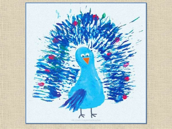 Морда страуса для рисования