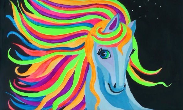 Правополушарное рисование лошадь