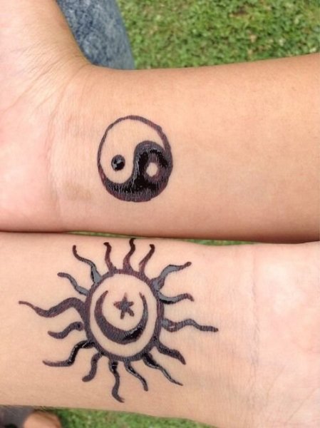 Мехенди Инь Янь