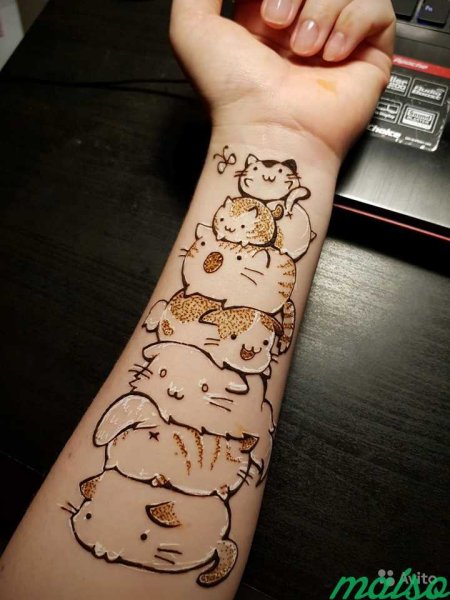 Смешные рисунки хной