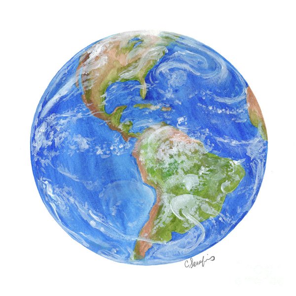 Земля рисунок для детей