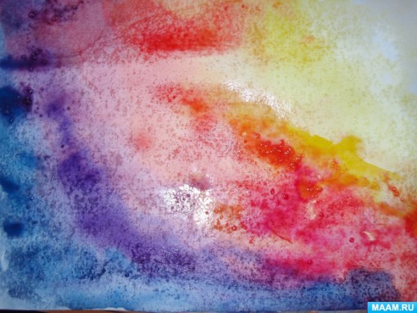 Шаблоны для рисования солью и акварельными красками