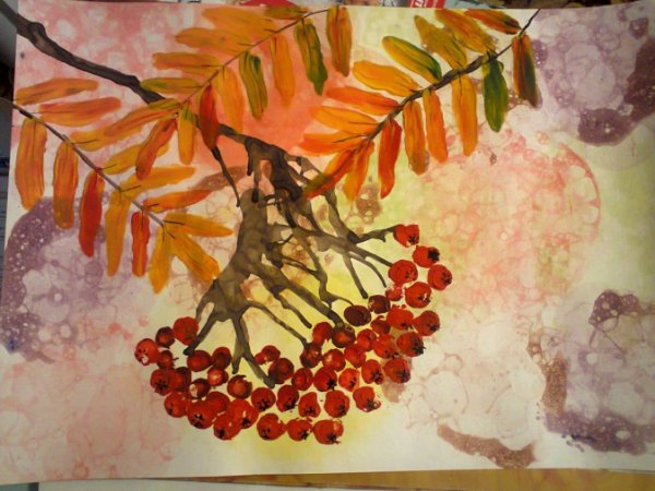 Нетрадиционное рисование осень