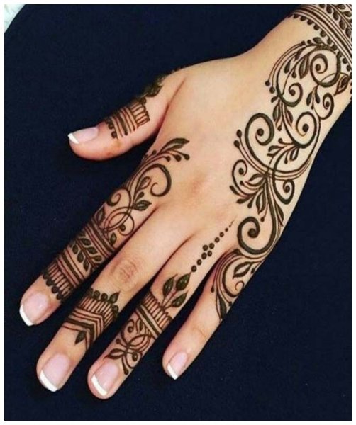 Мехенди на кисти