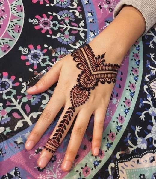 Хна на руке