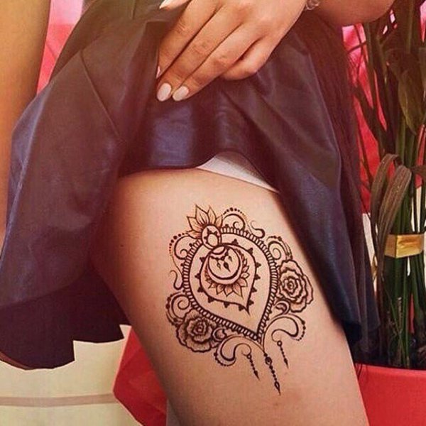 Хна на бедре