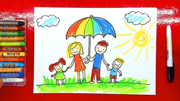 Рисунок на тему день защиты детей