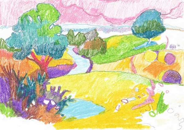 Рисование пингвина для детей