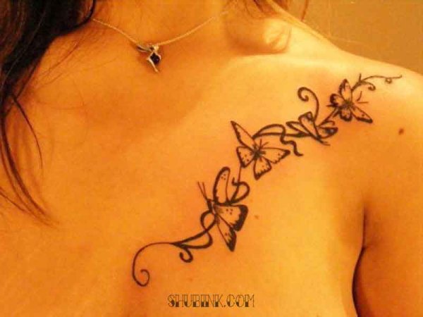 Узоры на ключице