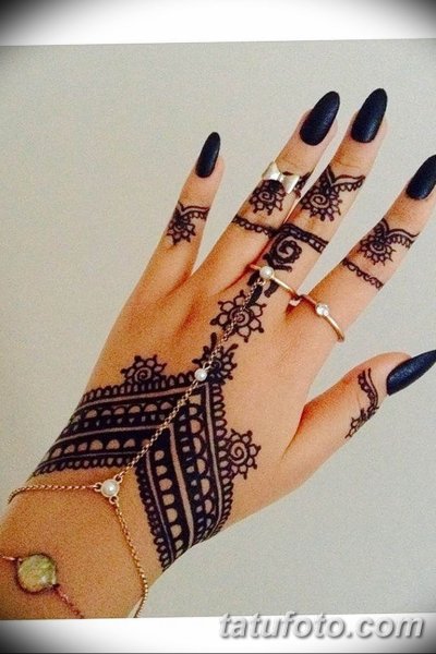 Узоры из хны