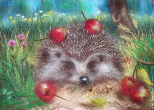 Ксения Мороз шерстяная акварель