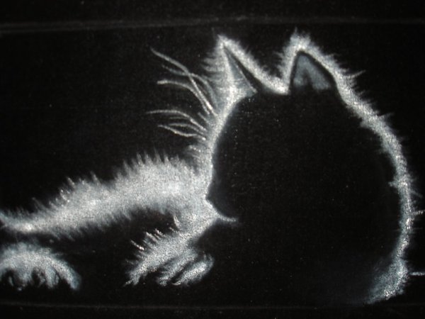 Картины пастелью на черном фоне