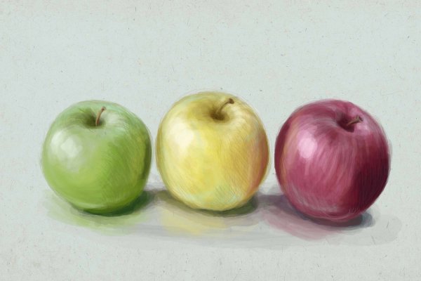 Рисование с натуры фруктов