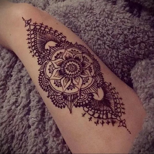 Тату Мандала мехенди