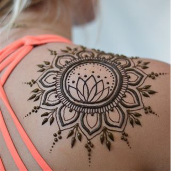 Тату Мандала мехенди