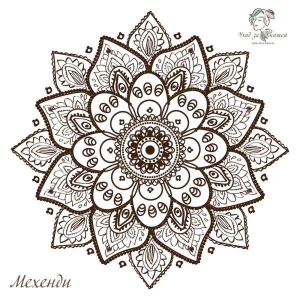 Роспись хной мехенди эскизы