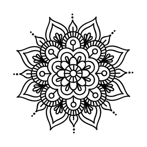 Мандала Индия эскиз