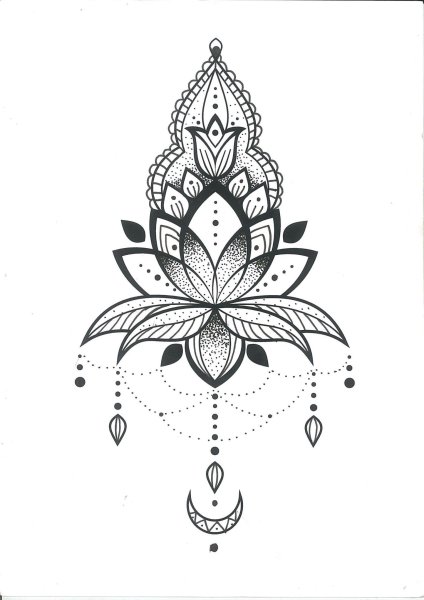 Мандала Индия Лотос