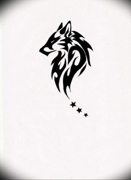 Волк для выжигания по дереву
