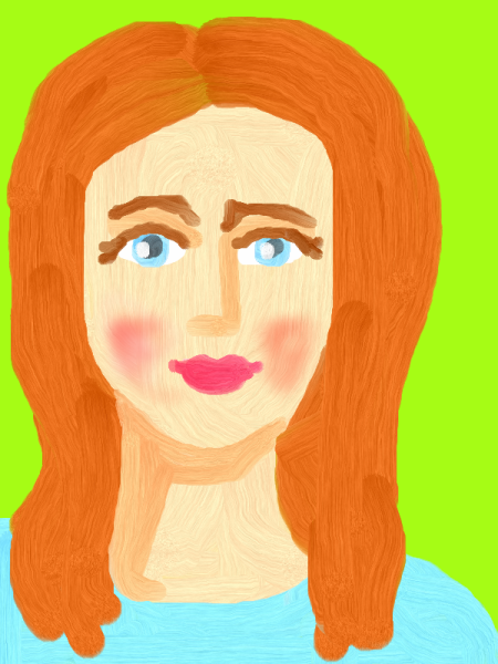 Портрет мамы детский